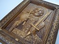 Икона Святой благоверный князь Игорь Черниговский вид справа вблизи