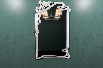 Рама для зеркала Рефлексия белая эмаль