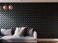 3D-панель для стен Орео черная