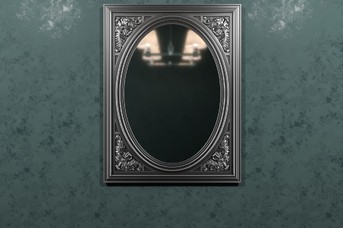 Рама для зеркала Венеция серебро