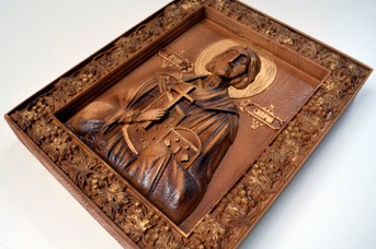 Икона Святой Мученик Валерий Севастийский вид справа